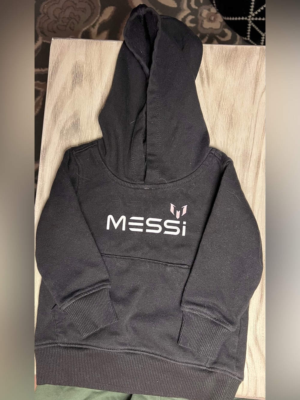 Messi Collection Toddler Hoodie 12M Black Pullover Sweatshirt Soccer